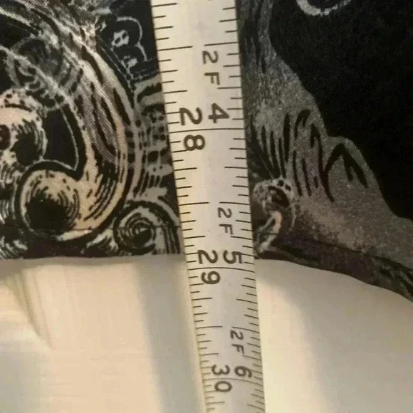 Karen Scott Black/White Long Sleeved Button Down Women’s Blouse Size XL - Picture 9 of 9